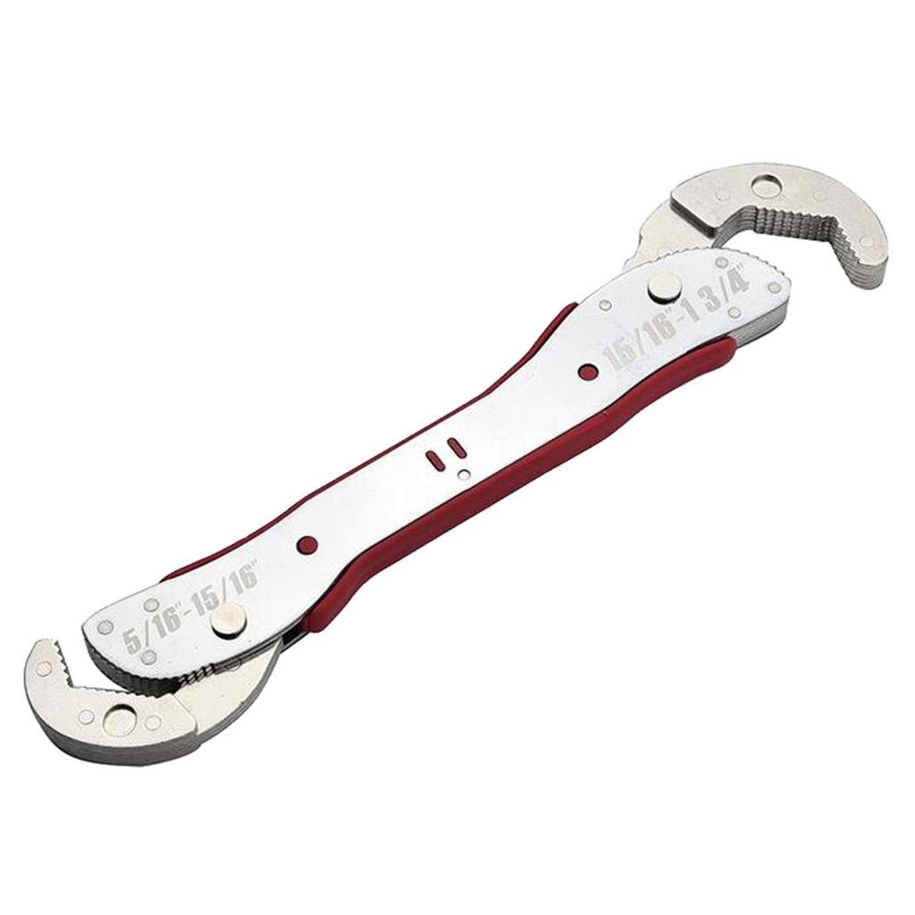 2 Pieces Magic Wrench Adjustable Multi Purpose Functional Universal Spanner