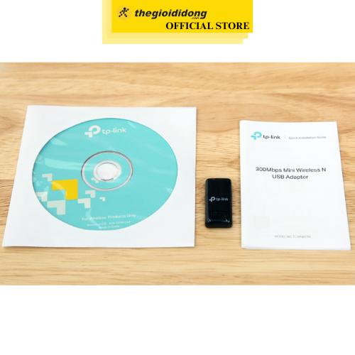 USB Wifi 300Mbps TPLink TL-WN823N Đen - Hàng Chính Hãng
