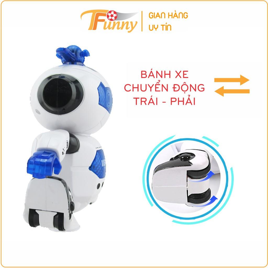 Robot nhảy múa xoay 360 độ có chong chóng xoay cao cấp siêu dễ thương dành cho bé