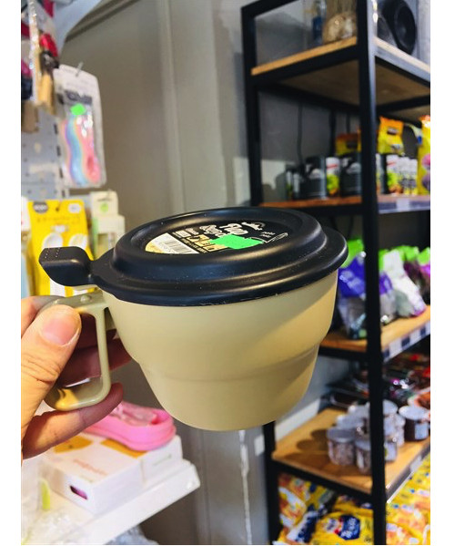Combo 02 Cốc súp uống nước có nắp Inomata - Nội địa Nhật Bản