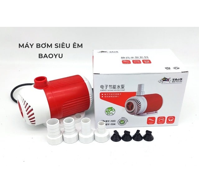 Máy Bơm Bể Cá Baoyu BYB-800-1000-2000-3000-4000-5000-6000 (Siêu êm)