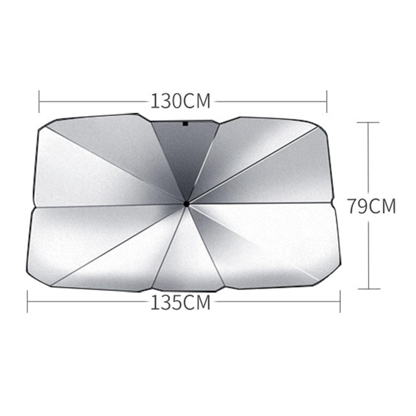 Windshield Sun Shade Umbrella, Bendable Shaft Windshield Sunshade Cover Fit for Car
