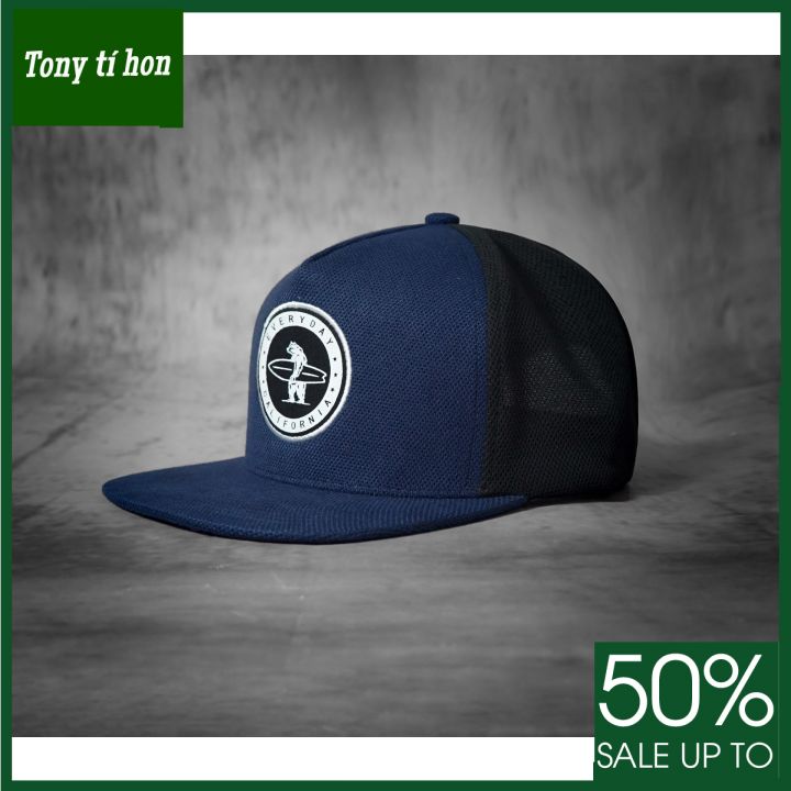 Tony tí hon -  Mũ nón kết lưỡi trai snapback gấu EVERYDAY CALIFORNIA xanh  thời trang nam nữ cao cấp