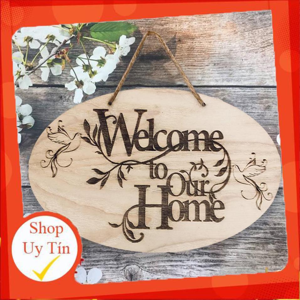 Bảng Gỗ Welcome Bàng gỗ DIY