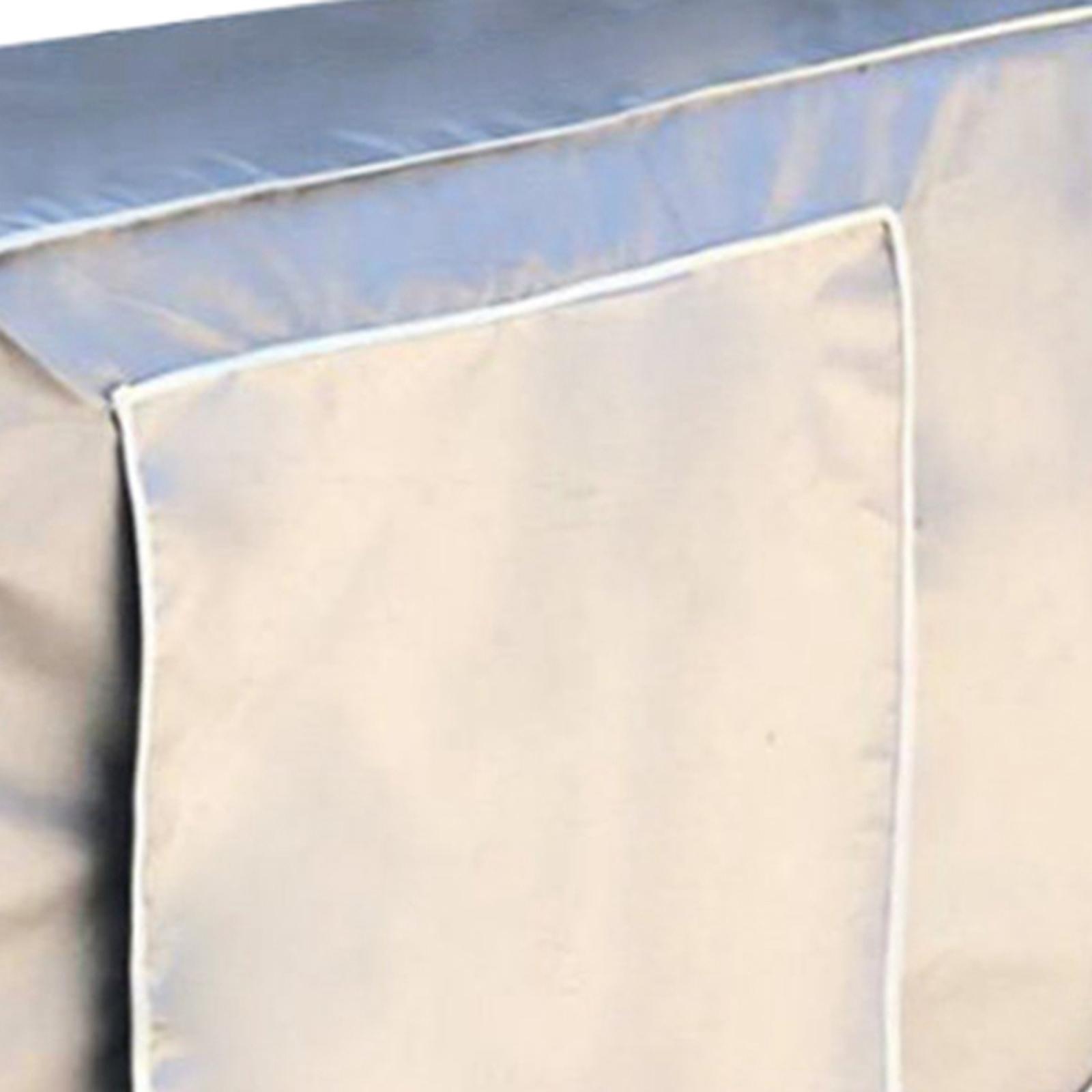 2Pcs House Air Conditioner Cover Oxford Cloth AC Cover Silver Coated 2 Sizes