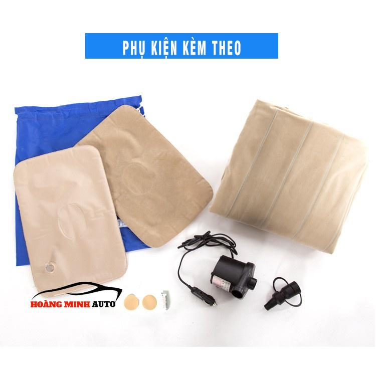 Đệm Hơi Cao Cấp Trên Ô Tô Tặng Kèm Bơm Điện Và 2 Gối
