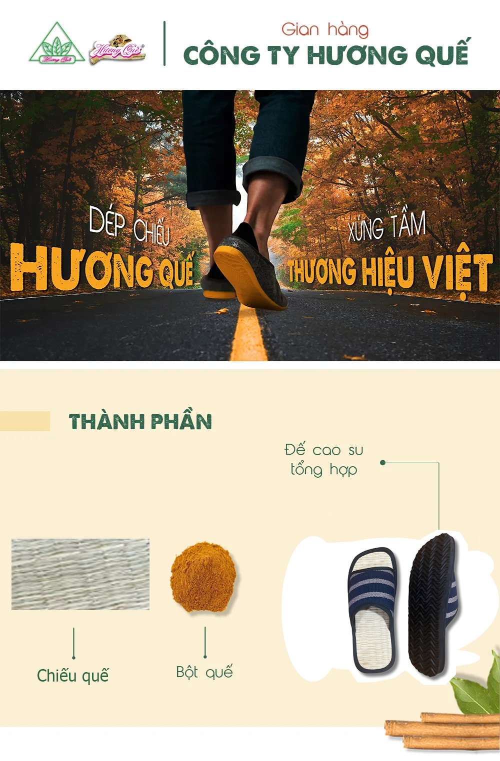 Dép chiếu Hương Quế DCQ-87