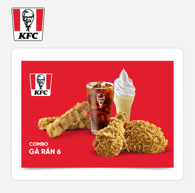 Giftpop - KFC Combo Gà Rán 6