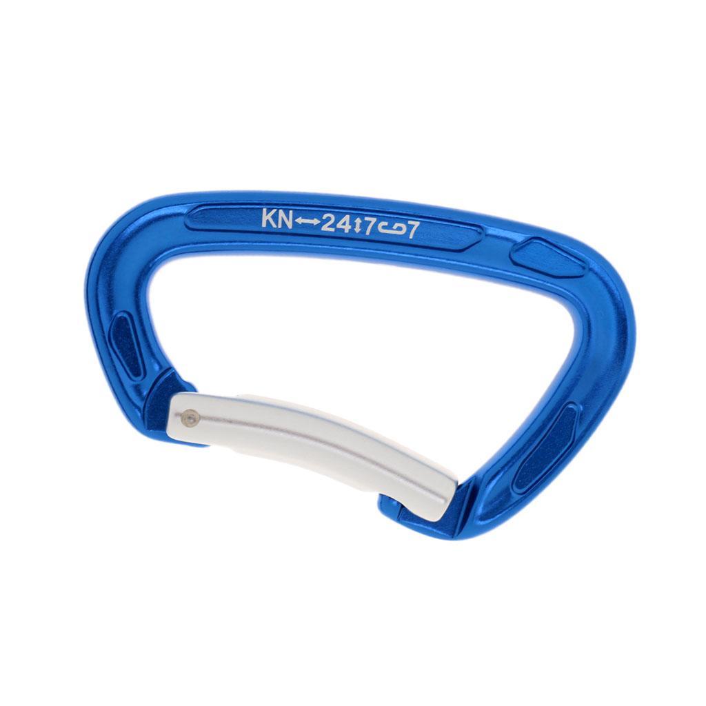 4xSnap Hook Carabiner Locking Clip Keychain Shaped Climbing Backpack