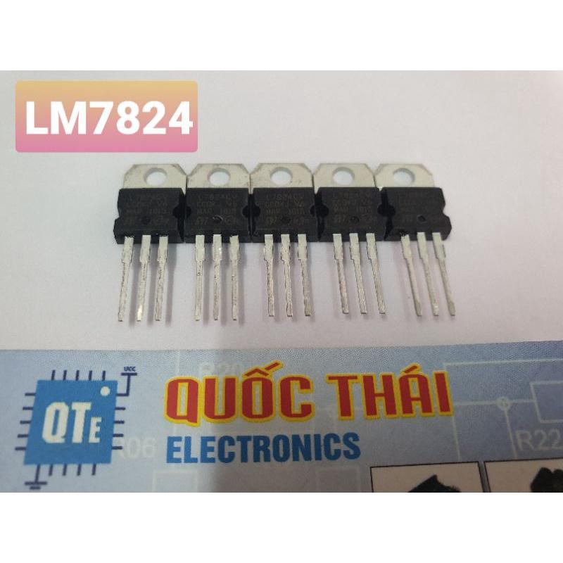 Combo 5 ic nguồn LM7824