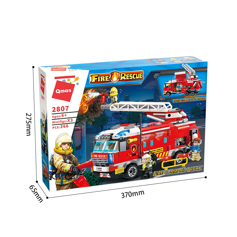 Đồ chơi lắp ráp mô hình Xe cứu hỏa có thang - Fire command truck