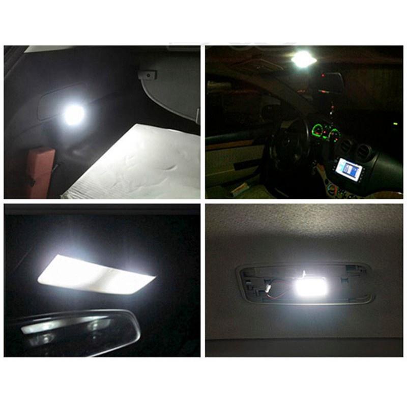 1 Bóng Đèn LED T10 5050 6 9 12 15 24 36 48 LED SMD Gắn Trần Xe Hơi