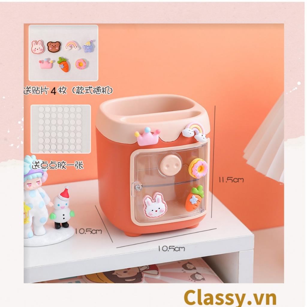 Hộp đựng bút để bàn Classy, kệ đựng đồ trang điểm, phụ kiện, decor bàn làm việc PK1335