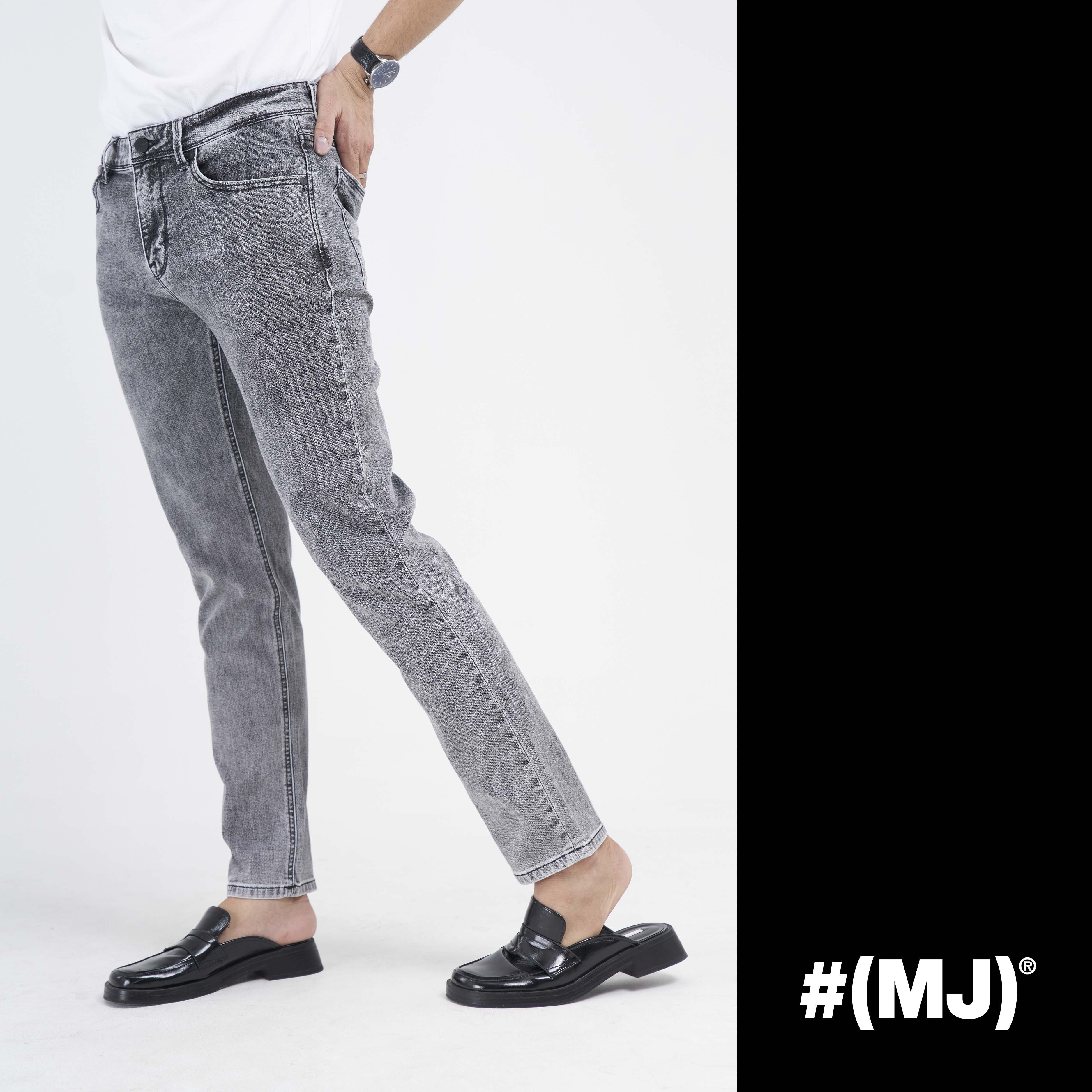 Quần jeans nam ống slim MESSI jeans MJB0114