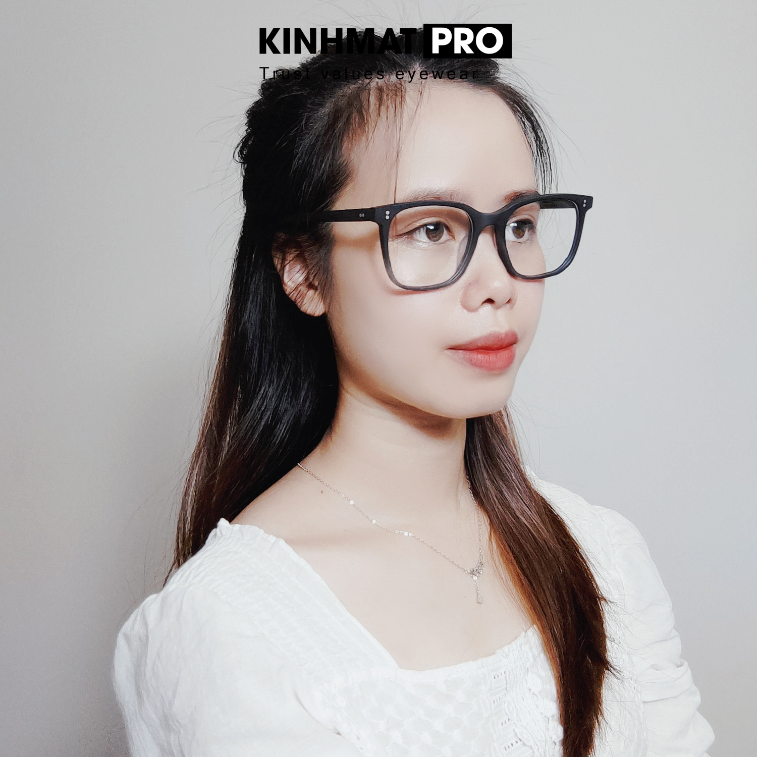 Gọng kính cận cao cấp, gọng kính cận nhựa nam nữ cao cấp - Kính mắt Pro