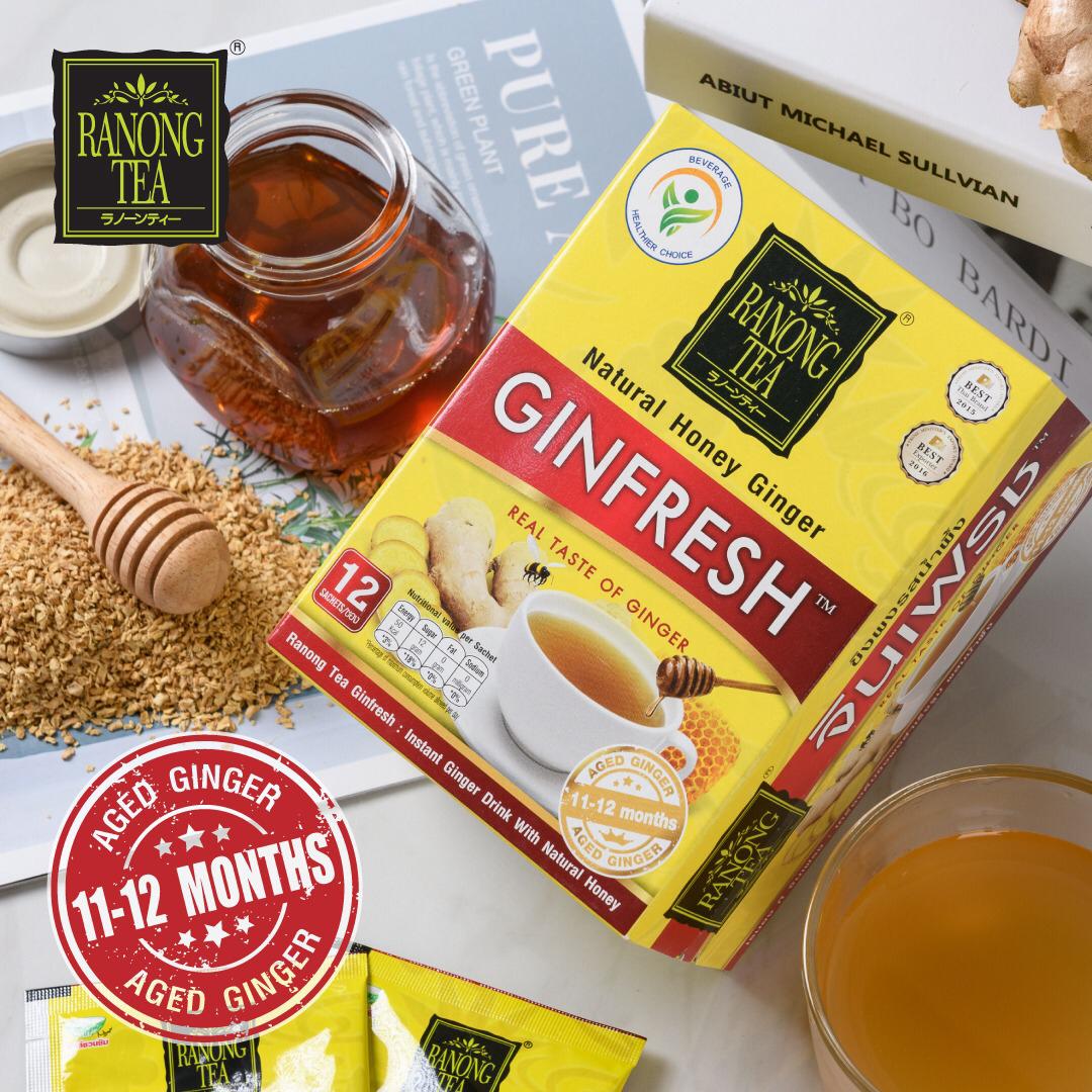 Trà gừng mật ong Ginfresh Ranong Tea 144g