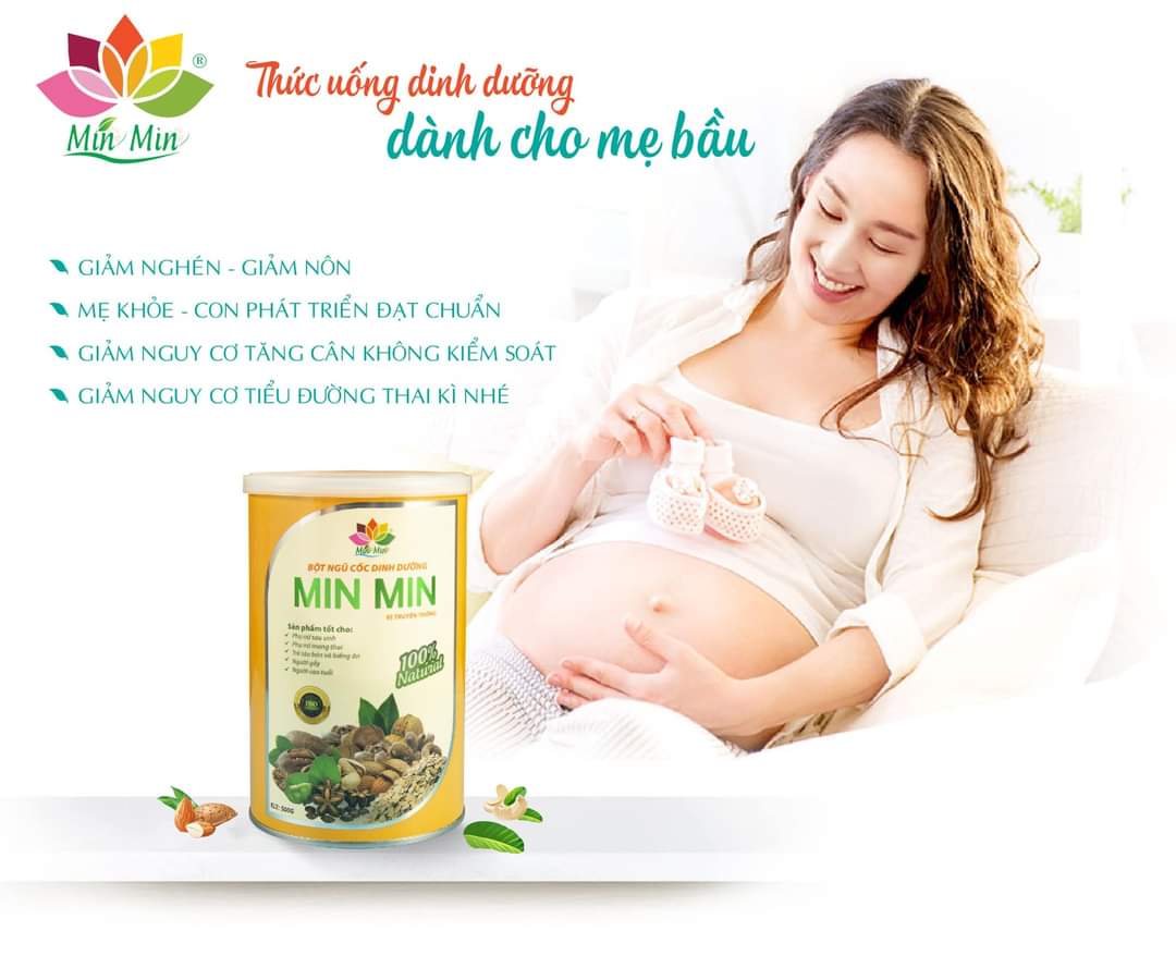 Ngũ cốc lợi sữa Min Min 29 HẠT - Ngũ Cốc mẹ bầu 1hộp 500g