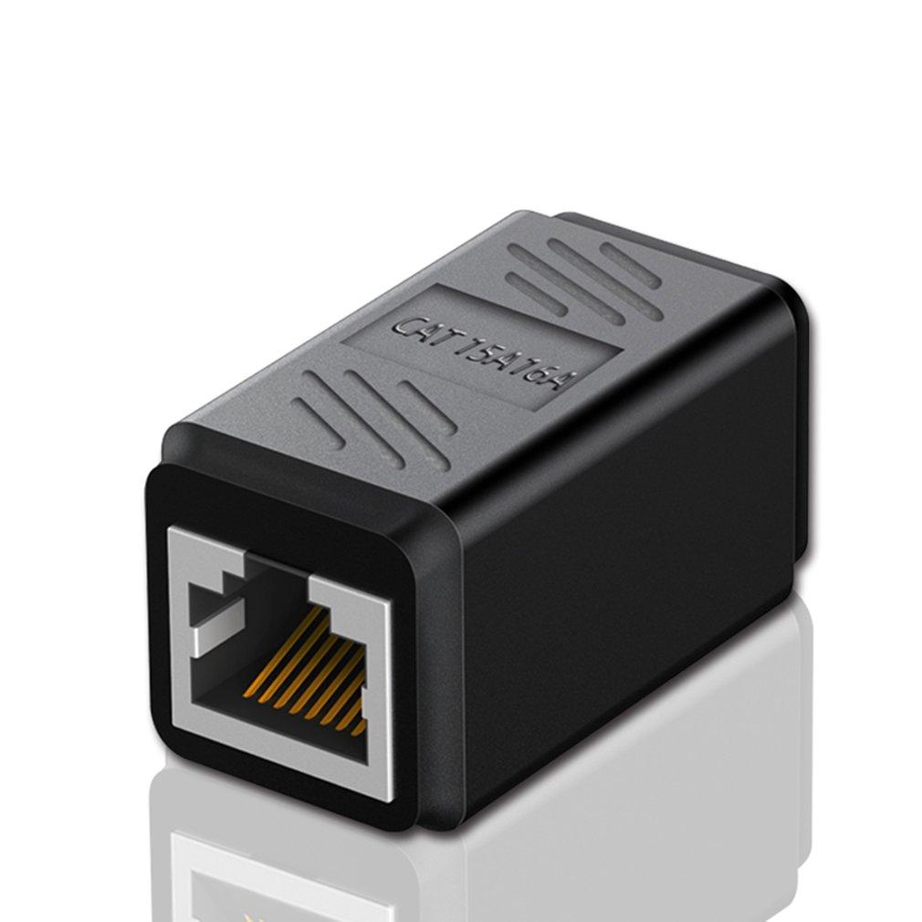 Mới RJ45 Cổng Kết Nối Cat7/6 Ethernet Adapter Giao Diện Gigabit Mạng Mở Rộng Convertor Cho Cáp Nối Dài Nữ Sang Nữ