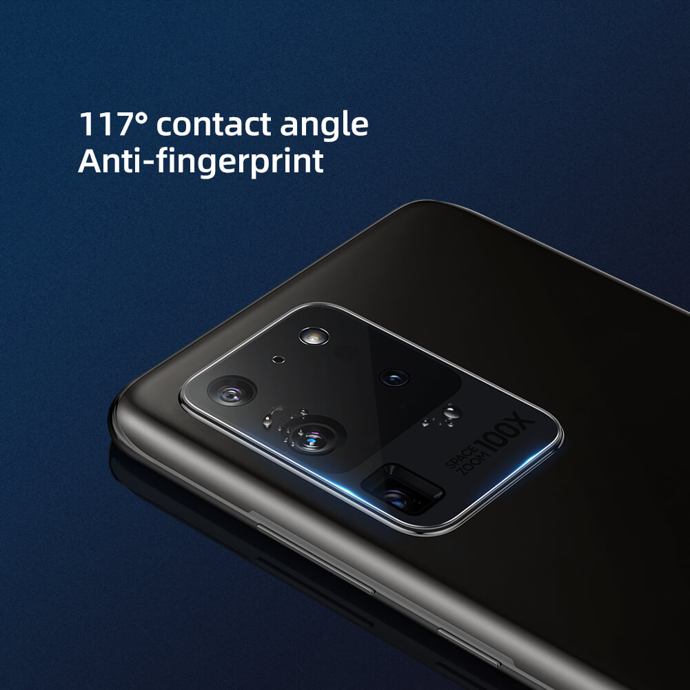 Bộ 2 miếng dán kính cường lực camera cho Samsung Galaxy S20 Ultra mỏng 0.22mm hiệu Nillkin InvisiFilm độ cứng 9H chống vân tay không ảnh hưởng chất lượng ảnh chụp - hàng nhập khẩu