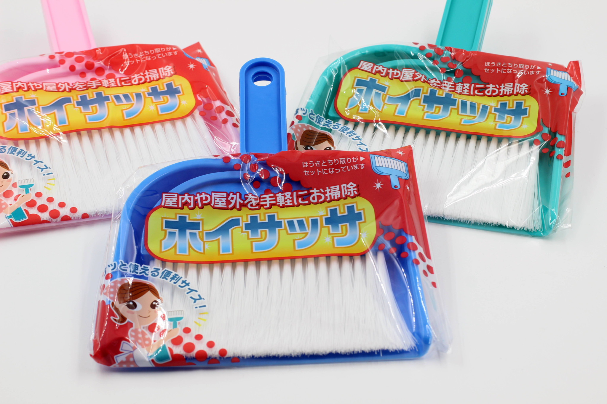 Bộ 3 bộ chổi quét bụi và xẻng hót mini cao cấp - Hàng Nội Địa Nhật