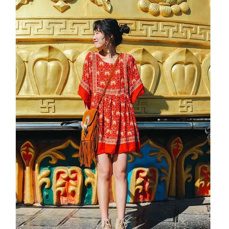 Váy Thổ Cẩm 2 màu  Shopee Việt Nam