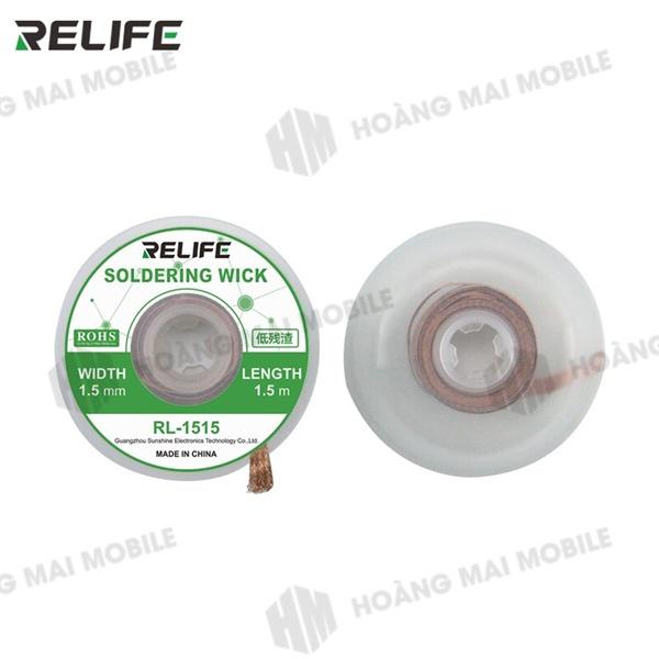 Dây đồng hút thiếc RELIFE RL-1515 (cỡ 1.5mmx150mm)