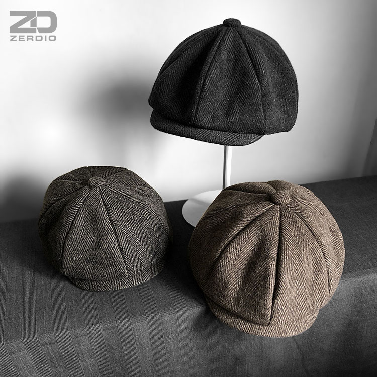 Mũ Peaky Blinders, Nón Beret Xương Cá Phong Cách Cổ Điển Anh