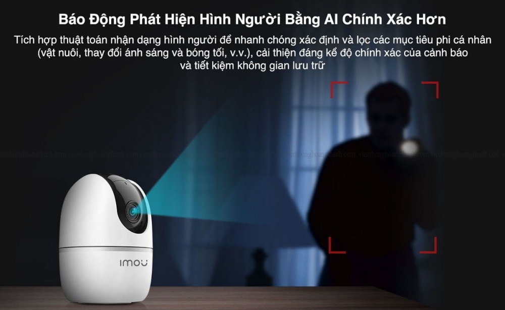 Camera Wifi IMOU A32P-Pro ( 3.Megapixel ) Đàm thoại 2 chiều, Xoay 360 độ, Wifi 6, Đèn &amp; Còi - Tích hợp nút gọi 1 chạm - Hàng Chính Hãng