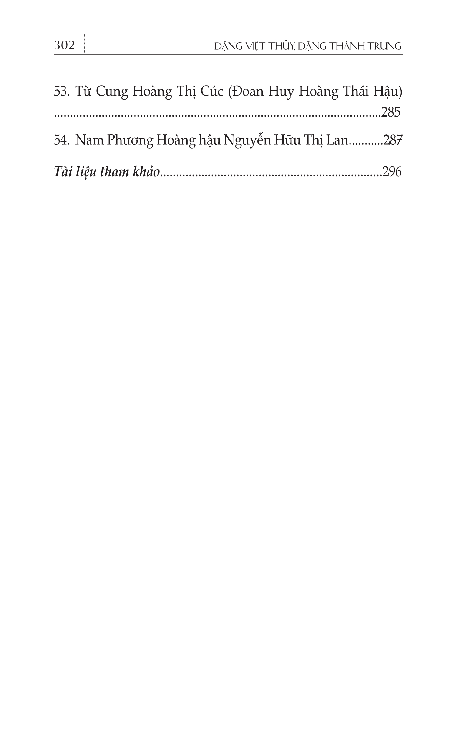 54 Vị Hoàng Hậu Việt Nam