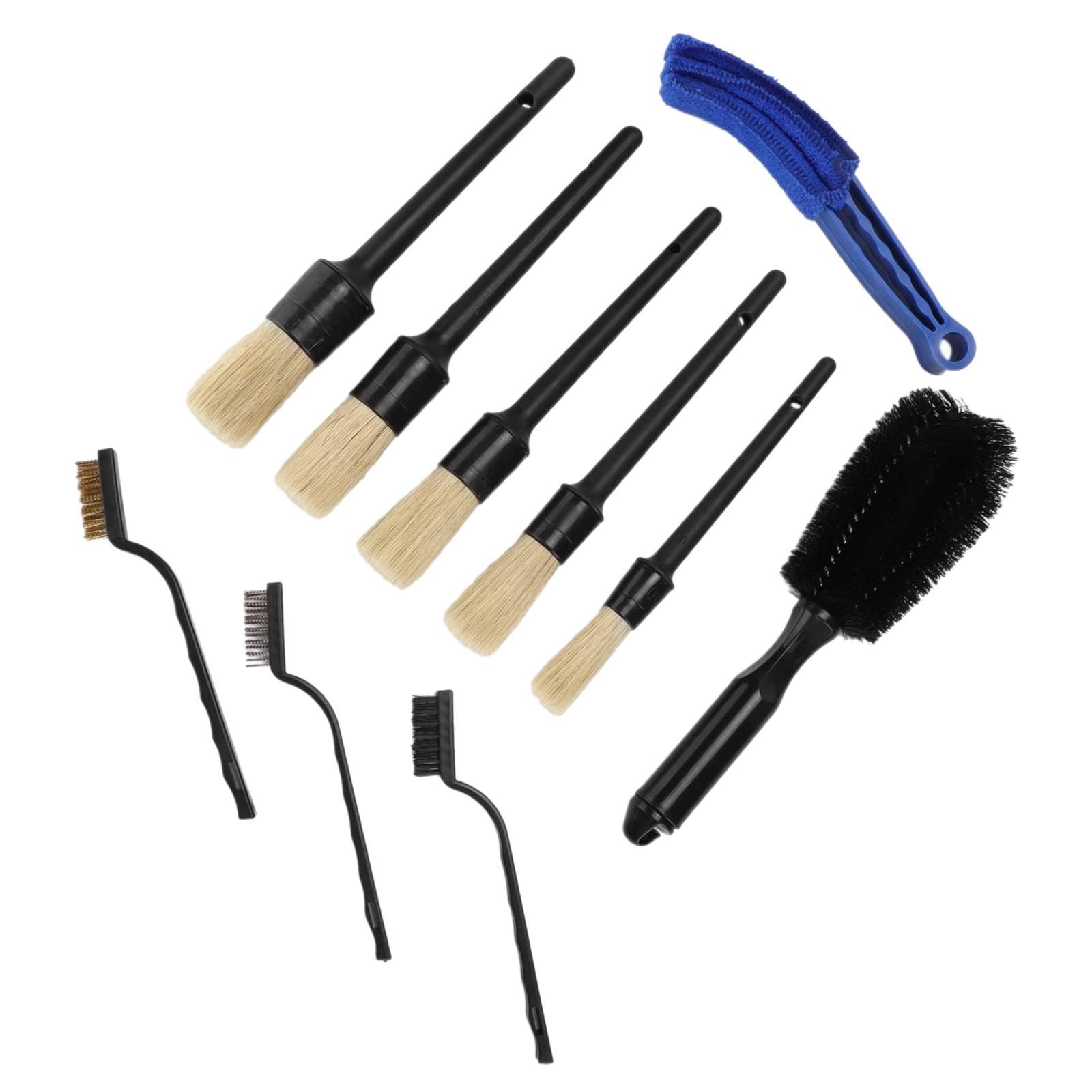 10x Detailing Brush Kit Auto Parts for Wheel Motorcycles
