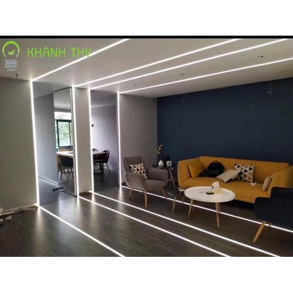 Thanh nhôm âm trần thạch cao, âm tường kt 619 kích thước 30x10mm