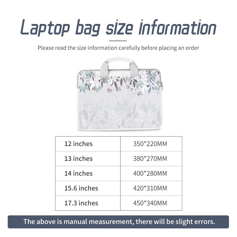 Túi Đựng Laptop PU Máy Tính Đa Năng DIY Laptop Đeo Vai Cầm Tay 12 13 14 15.6 17.3 Inch Cho Macbook/HP/Lenovo/Acer/ASUS