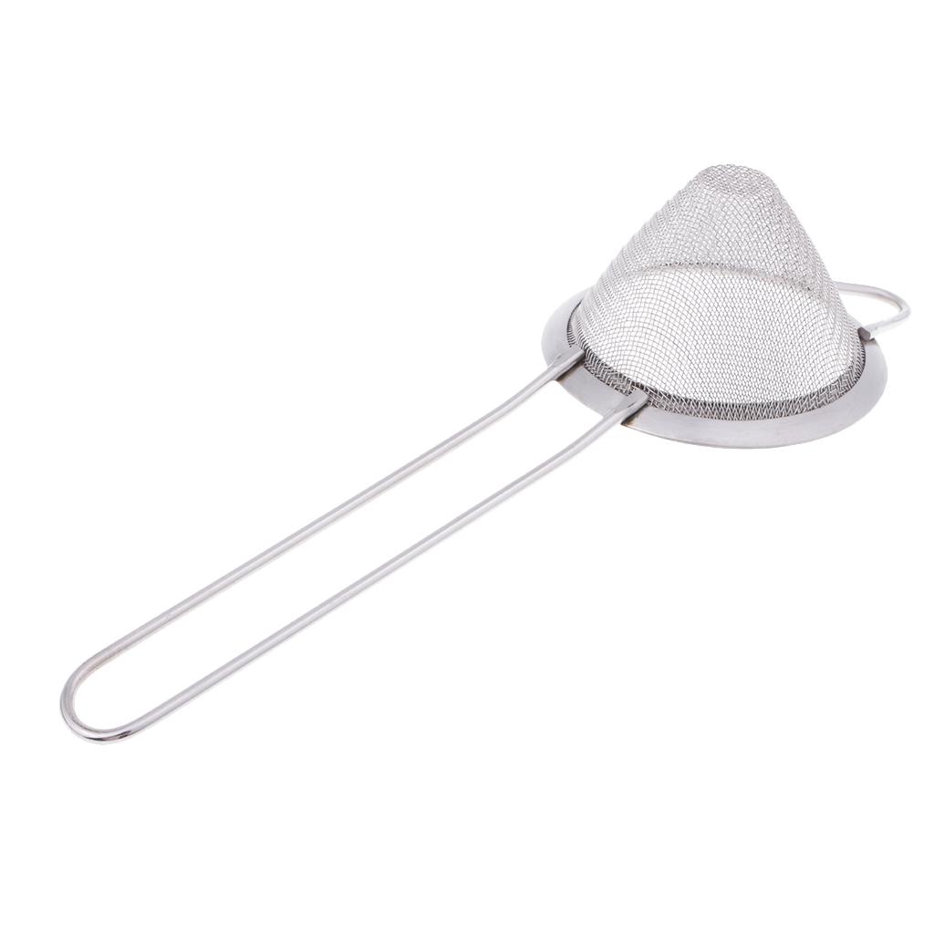 Stainless Steel Fine Mesh Strainer Bowl Drainer Sieve Colander Sifter 7/9/12/14/16/18cm