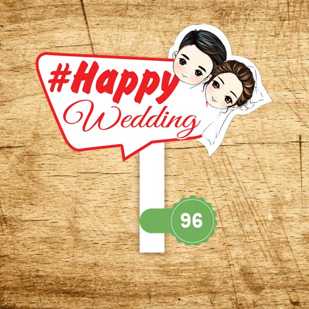 Bảng hashtag chụp ảnh đám cưới MS 96