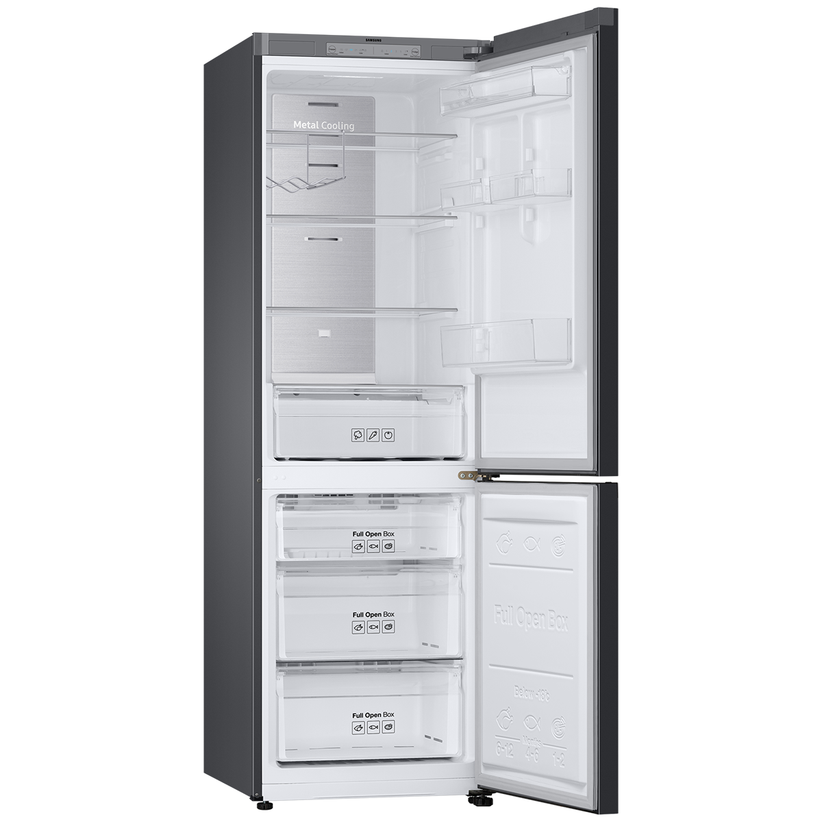 Tủ lạnh BESPOKE 2 Cửa Ngăn Đông Dưới Samsung Inverter 323L RB33T307055SV