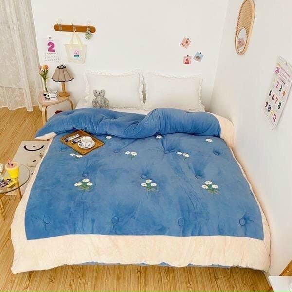 Chăn Lông Thỏ Đại Hàn 4.5 Kg Siêu Dày Siêu Ấm mẫu mới nhất 2020