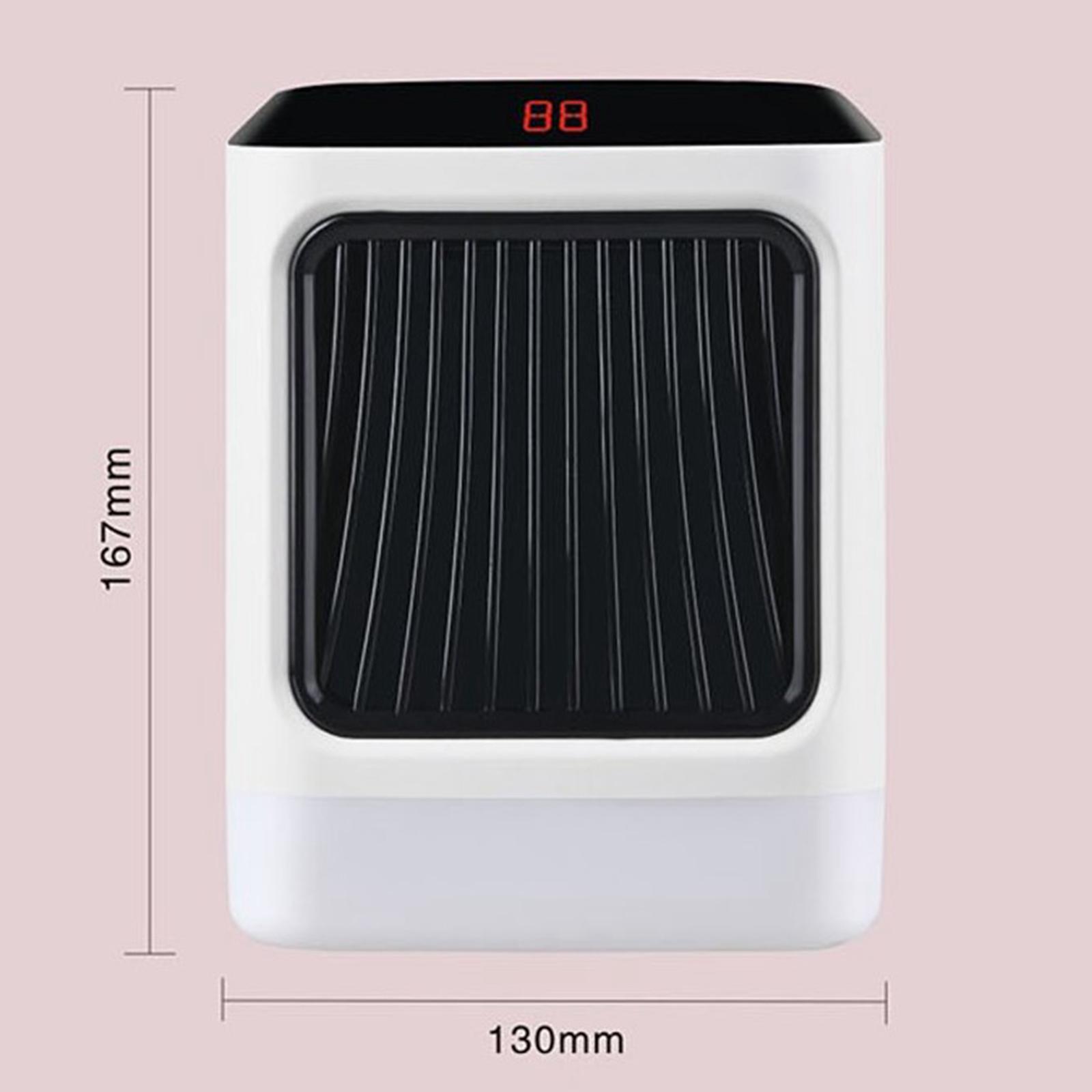Portable Electric Heater 800W with 2 Settings for Winter Bedroom Home