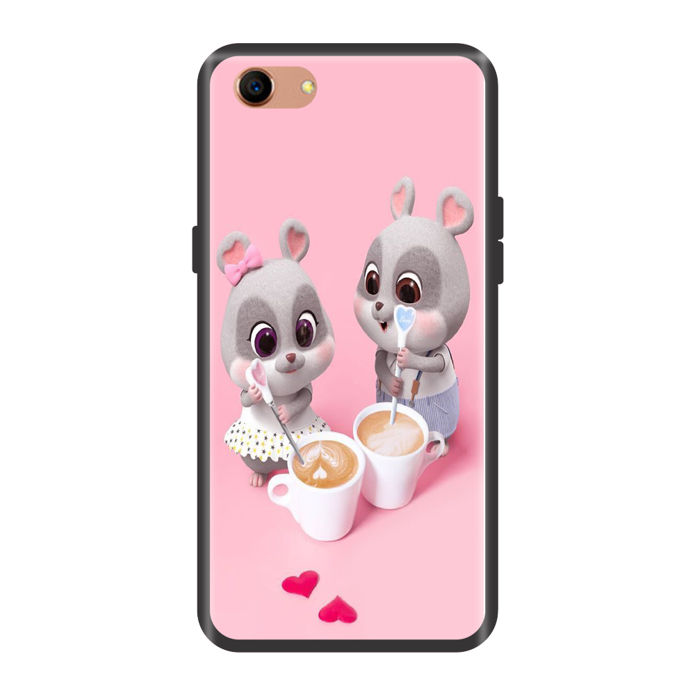 Ốp lưng TPU viền dẻo cho điện thoại OPPO A83 Hình Chuột Tết 2020 Mẫu 12