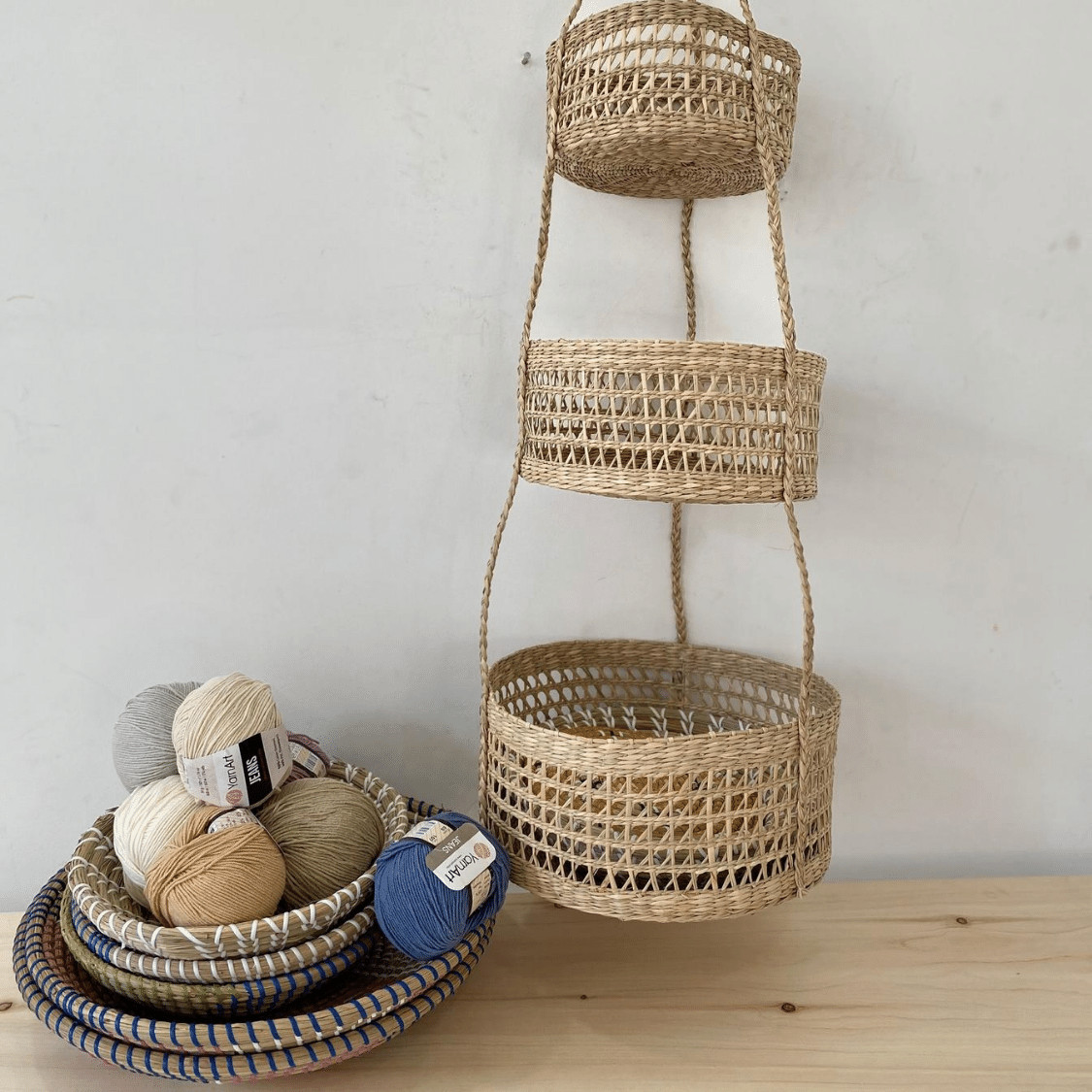 Set Giỏ Cây 3 Tầng