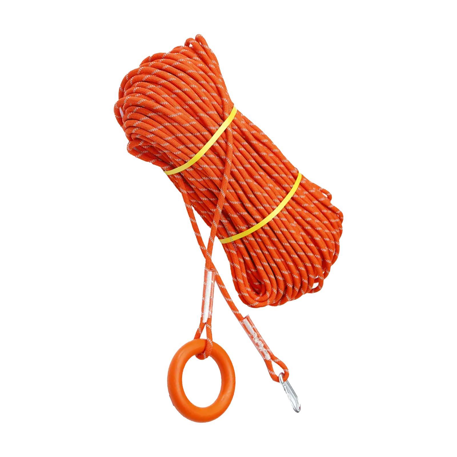 Water Floating Rope Emergency Cord, Outdoor Professional Reflective Rope Throwing Rope for Diving Marine Rafting Yacht Buoyant