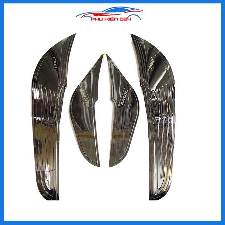 Bộ ốp tapli Fadil 2019-2020-2021-2022 vân Titan chống xước va đập khi mở cửa và làm đẹp xe