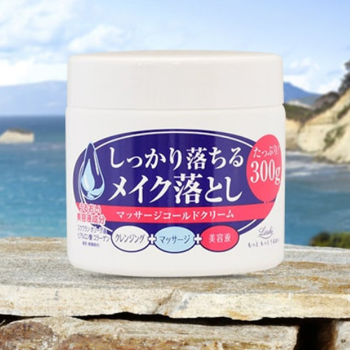 Kem lạnh  lạnh Massage tẩy trang chăm sóc da mặt Cosmetex Roland Loshi Moist Aid Massage Cold Cream N 300g