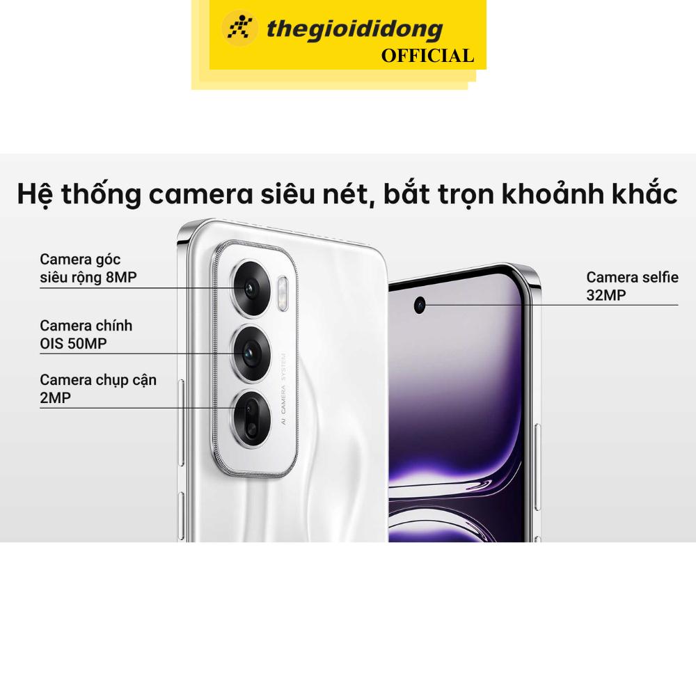 Điện thoại OPPO Reno12 5G 12GB/512GB - Hàng Chính Hãng