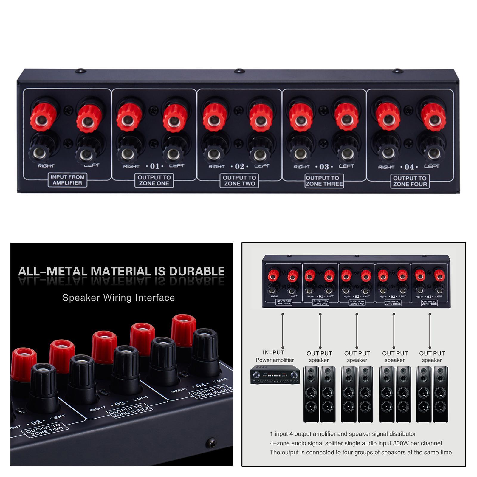 1 Amplifier Distributor 4 Signal Distribution Panel