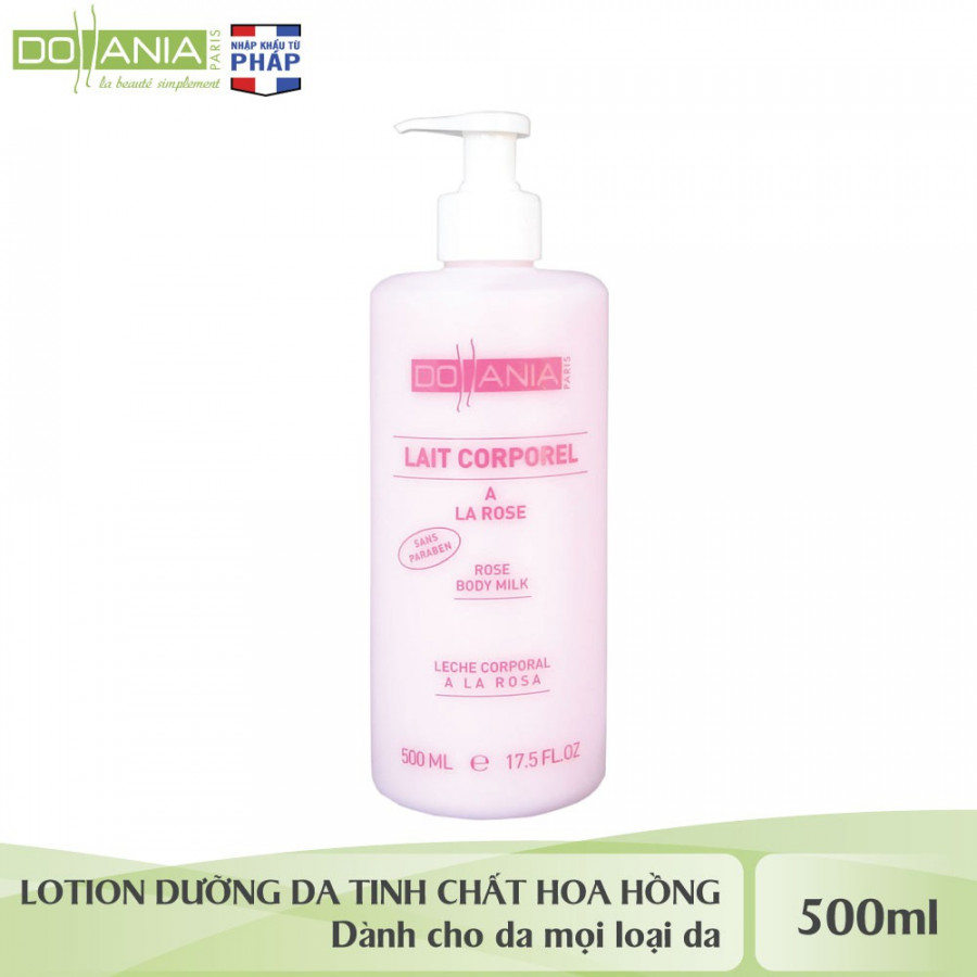 Sữa dưỡng thể Dollania chiết xuất từ hoa hồng 500ml - 0409