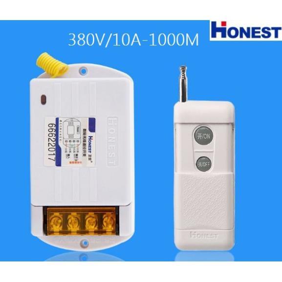 Công tắc điều khiển từ xa máy bơm, động cơ công suất lớn Honest HT-6380KG-1 (380V/10A-1000M)