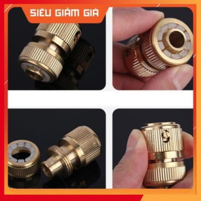 Bộ dây vòi xịt nước rửa xe, tưới cây . tăng áp 3 lần, loại 3m, 5m 206587Vđầu đồng, cút đồng, d.vàng