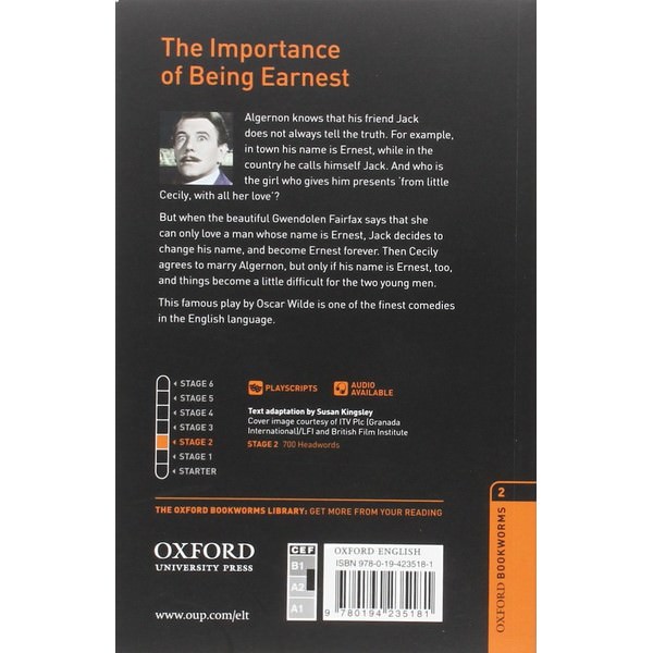 Oxford Bookworms Library (3 Ed.) 2: The Importance of Being Earnest Playscript MP3 Pack