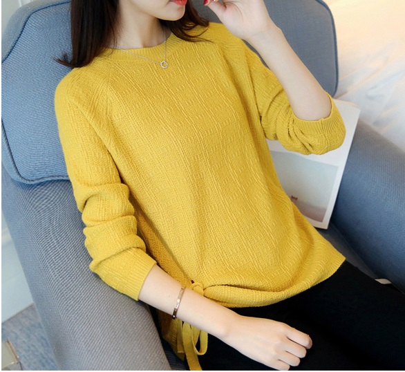 Áo Len Nữ Phối dây Đũi Việt ALN16