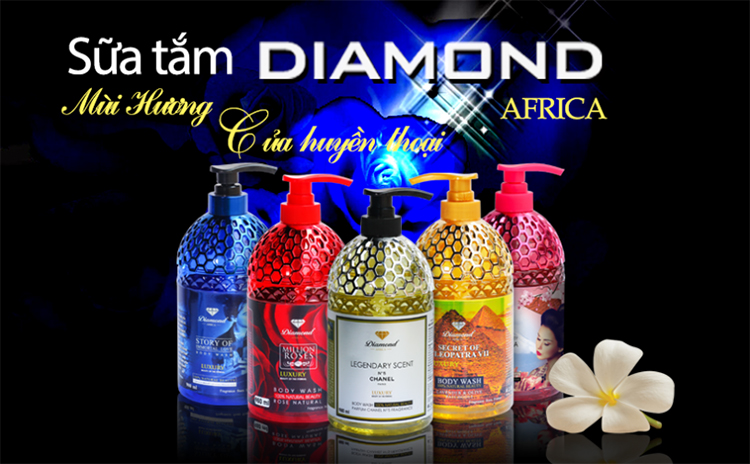 Sữa Tắm Nữ Behind The Beauty Of The Geisha Diamond Africa (580ml)